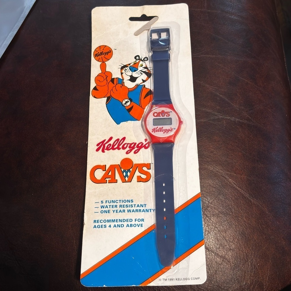 Cavs Kellogg Tony the Tiger watch new in package